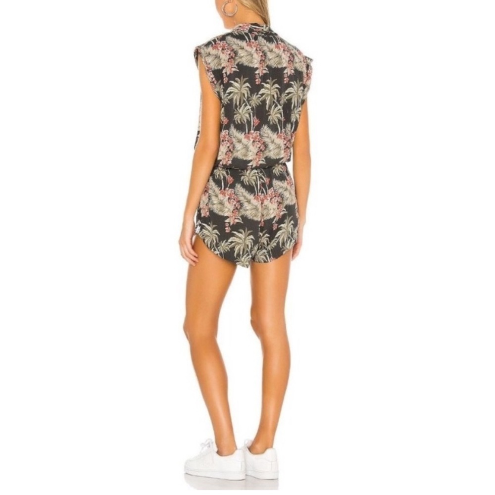 One Teaspoon x Revolve NWT Palm Kingston Tropical Shorts Romper - Picture 2 of 12